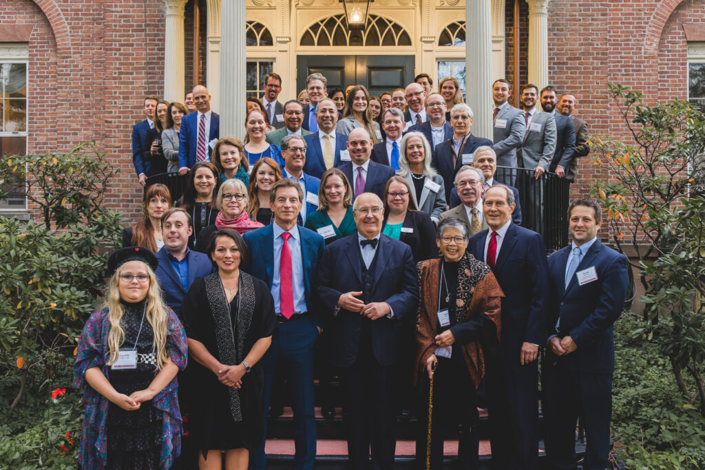 LASNNY group photo in front of a building